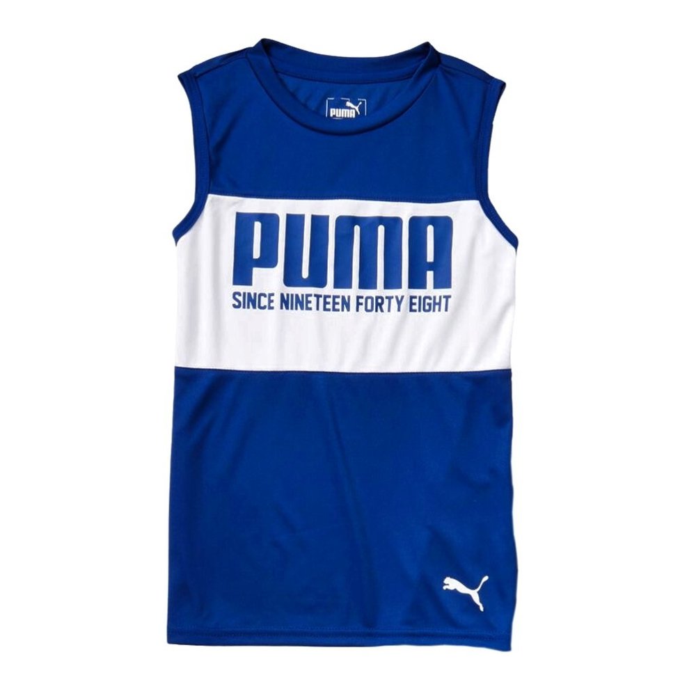 Puma Boys Logo Tank Top 6-7 Boys
